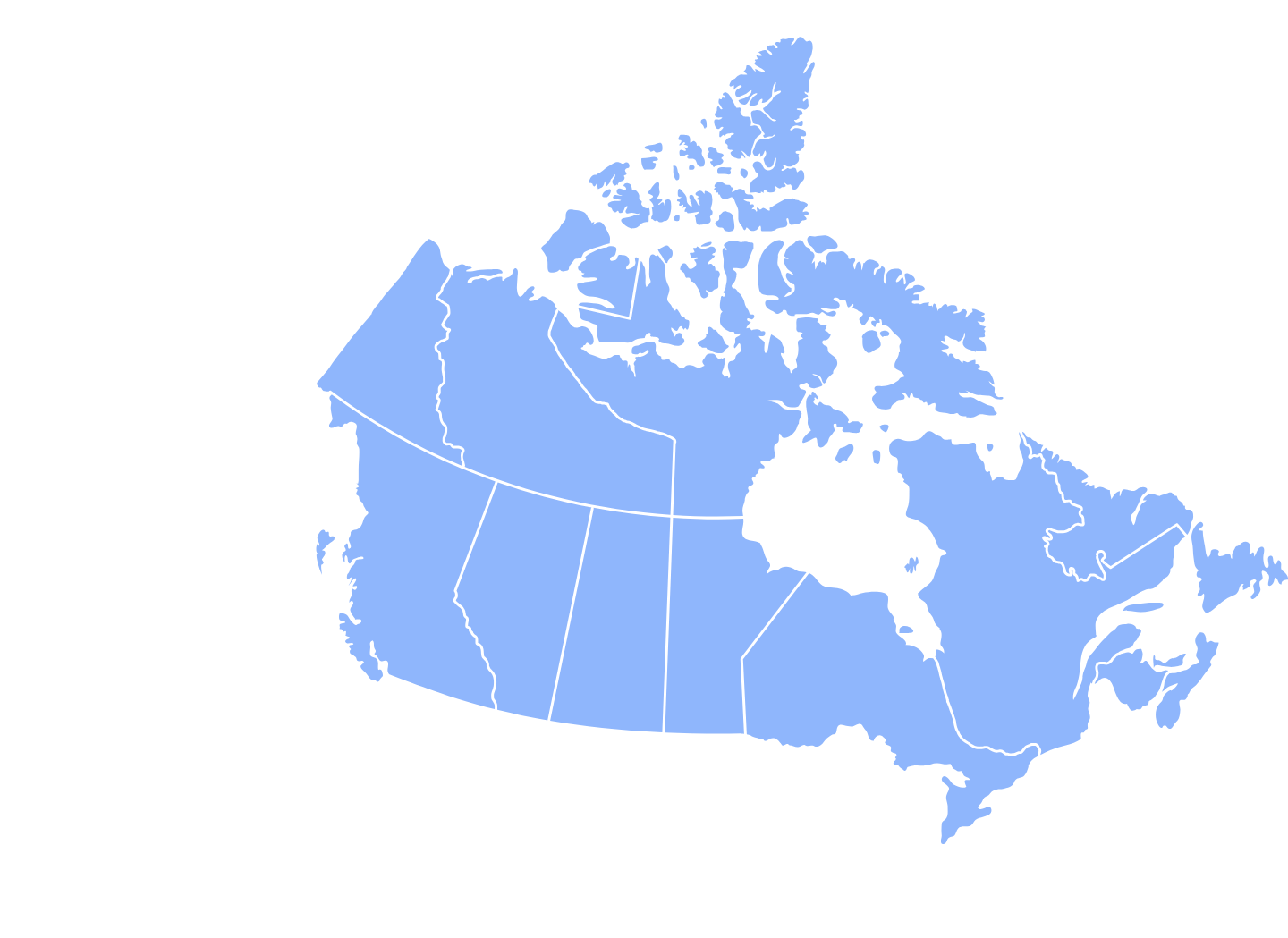 NL, NS, NB, ON, QC, PE, SK, YT, NT, NU